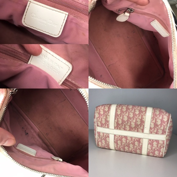 *SOLD* Vintage Dior Monogram Pink Boston Bag - Picture 8 of 8